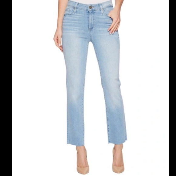 Paige Hoxton Straight Ankle Jeans 